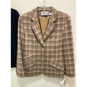 Vintage Pendelton Knockabouts wool blazer, with tags, womens size 14